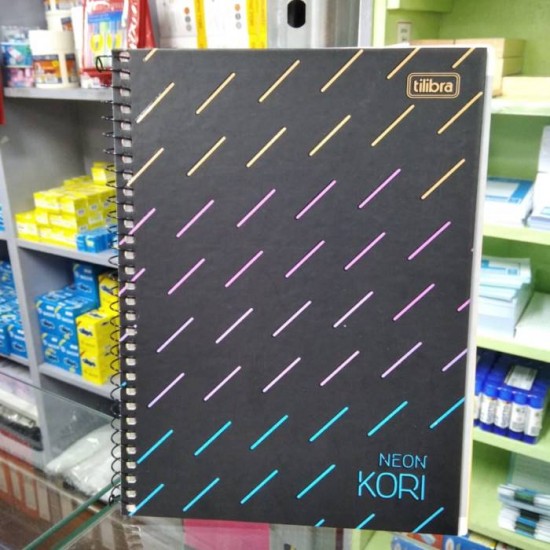 CADERNO NEON TILIBRA