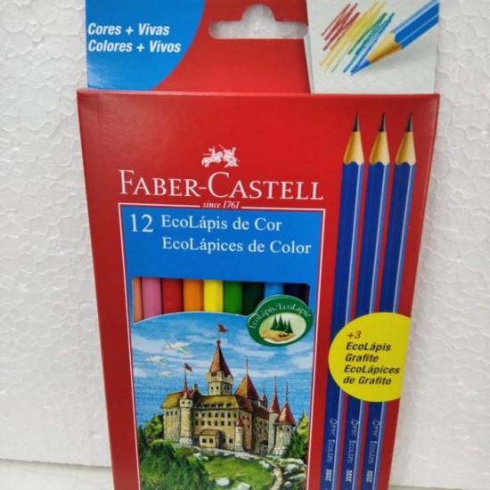 ESTOJO LÁPIS DE COR FABER CASTELL