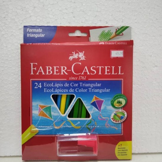 LÁPIS DE COR (TRIANGULAR) FABER CASTELL