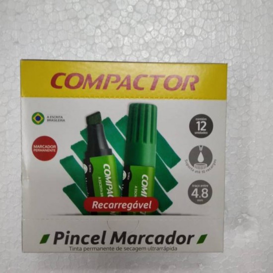 PINCEL MARCADOR (RECARREGÁVEL) COMPACTOR