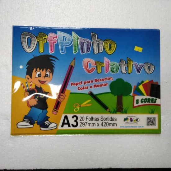 OFFPINHO CRIATIVO A3 PARA RECORTAR, COLAR E MONTAR