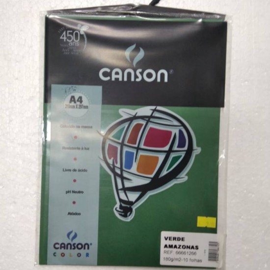 CANSON A4  210MMX297MM VÁRIAS CORES