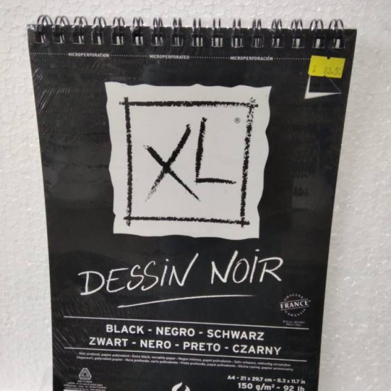 BLOCO XL DESSIN NOIR 