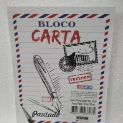 BLOCO CARTA PAUTADO