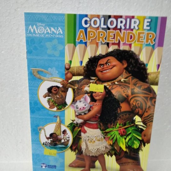 COLORIE E APRENDER (MOANA)