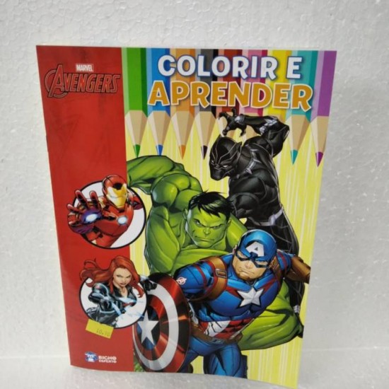 COLORIR E APRENDER (AVENGERS)