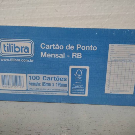 BLOCO (CARTÃO PONTO MENSAL)