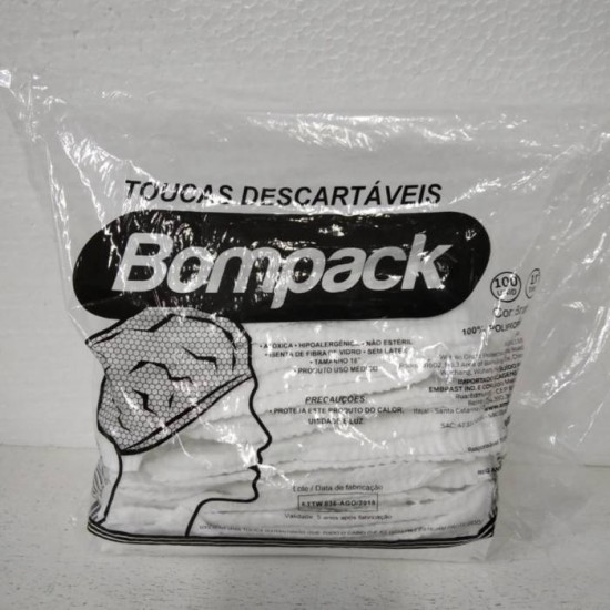 TOUCA DESCARTÁVEL (BOMPACK)