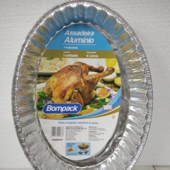 ASSADEIRA ALUMINIO (BOMPACK)